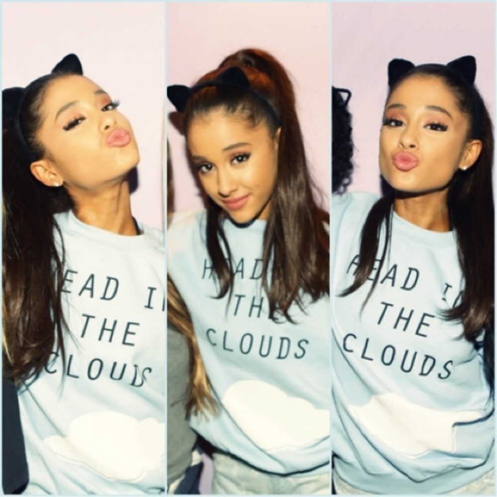 Ariana Grande Head In The Clouds Crewneck